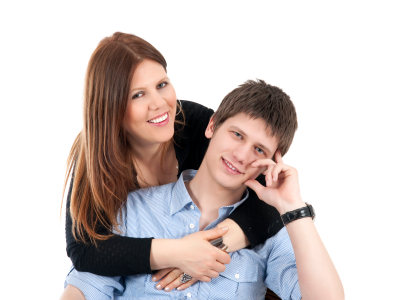 teenage son and mom