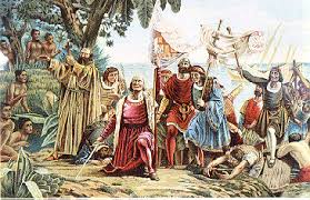 Columbus lands