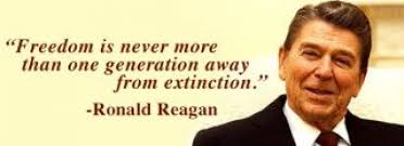 reagan quote freedom next generation