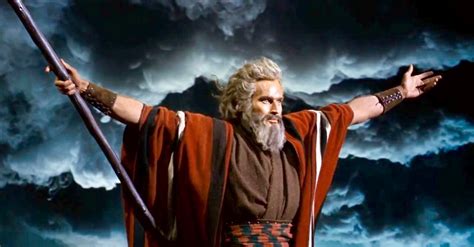 charlton heston in biblical movie