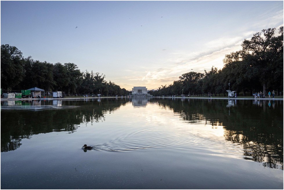 Washington DC reflecting pool
